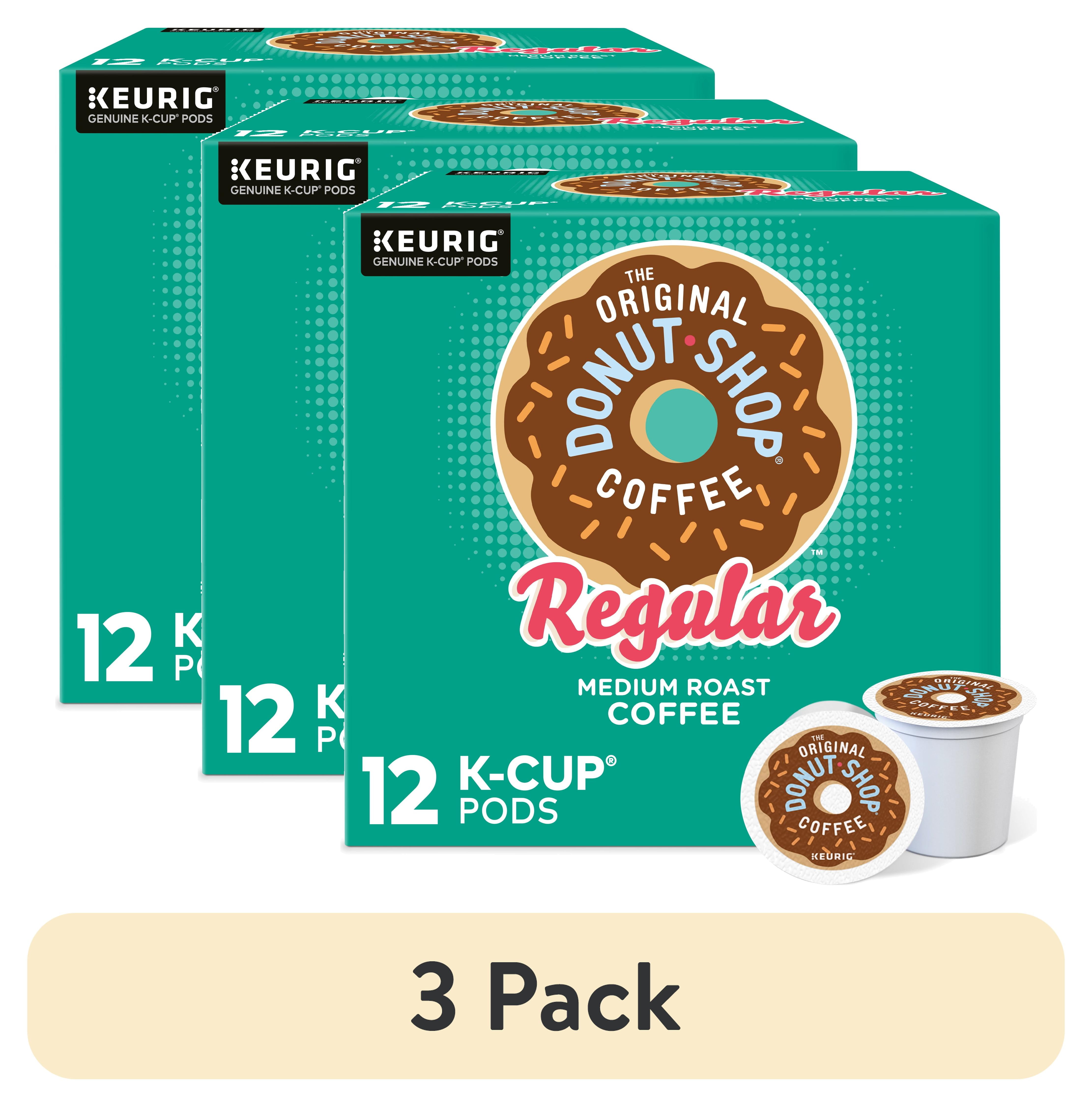 (3 pack) The Original Donut Shop, Regular Medium Roast KCup Coffee