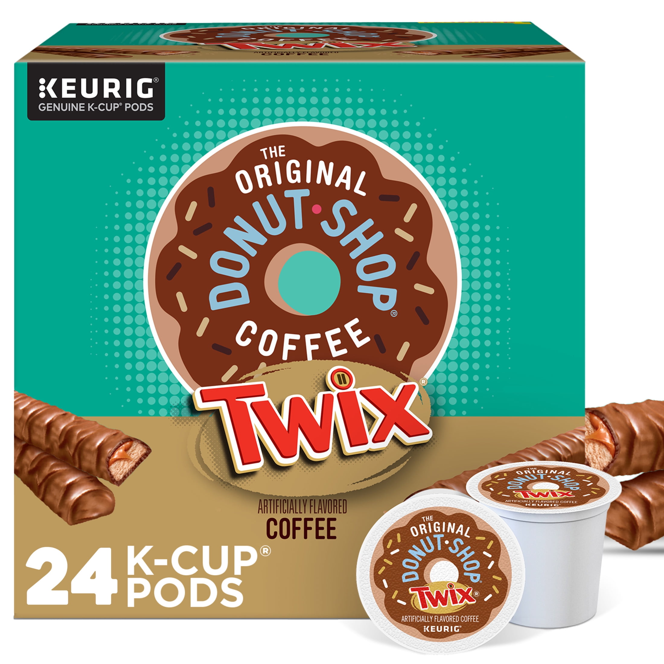 The Original Donut Shop TWIX Flavored Coffee, Keurig K-Cups, 24