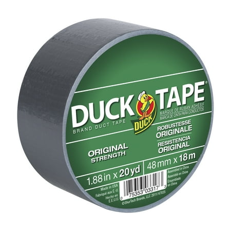 The Original Duck Tape Brand Duct Tape, 1.88 in. x 20 yd., Silver
