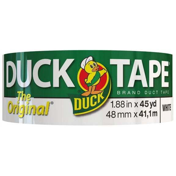 The Original Duck Tape Brand Duct Tape, 1.88 in. x 45 yd., White