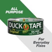 The Original Duck Tape Brand Duct Tape, 1.88 in. x 55 yd., Silver