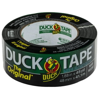 Black Duct Tape Heavy Duty - 2 Inches x 55 Yards, Waterproof, Strong Adhesive, Tear by Hand, No Residue – Perfect for Repairs, Crafts,Industrial