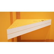 The Original Floating Corner Shower Bench Kit with Orange Board by Original Granite Bracket 24x24