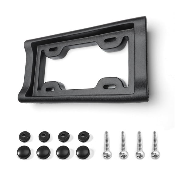 The Original Front Bumper Guard & Front Bumper Protection License Plate Frame. License Plate Mount Car Tag Frame Protector with Screws,