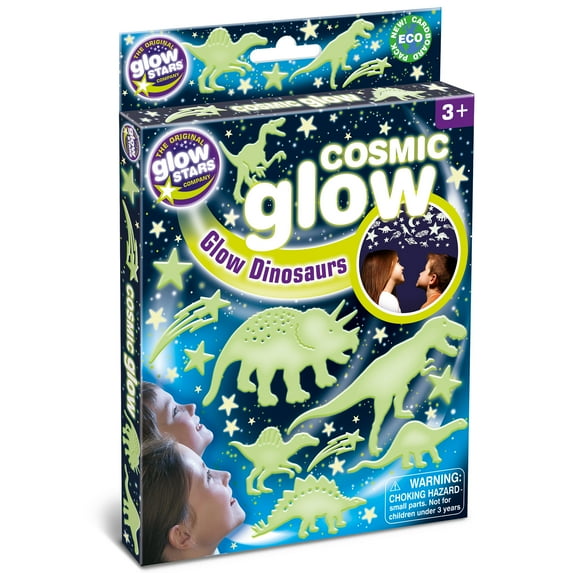 The Original Glowstars: Cosmic Glow Dinosaurs Self-Adhesive Pads