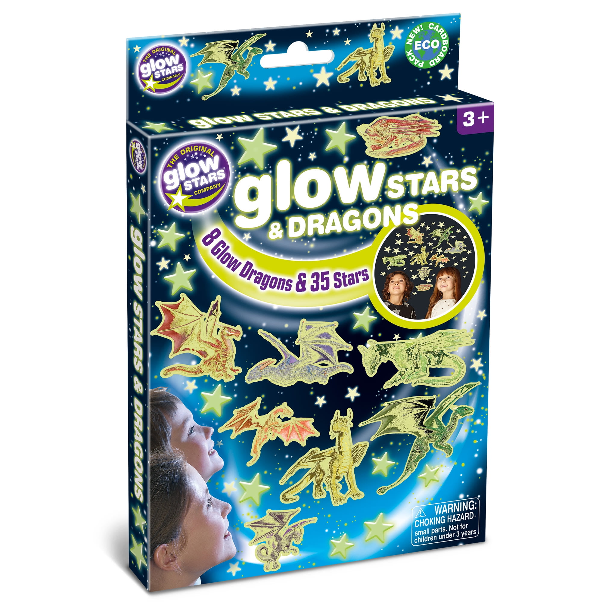 The Original Glowstars: Glowstars & Dragons Self-Adhesive Pads