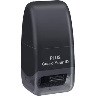 The Original Guard Your ID Identity Protection Security Prevention Stamp Roller (Black) IS-520CM
