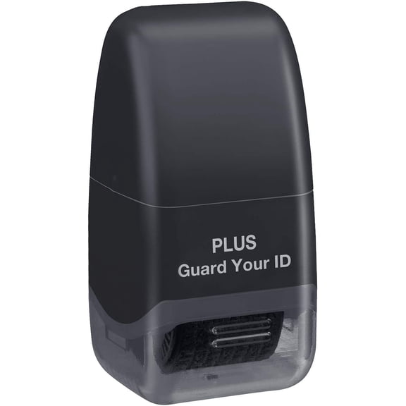 The Original Guard Your ID Identity Protection Security Prevention Stamp Roller (Black) IS-520CM