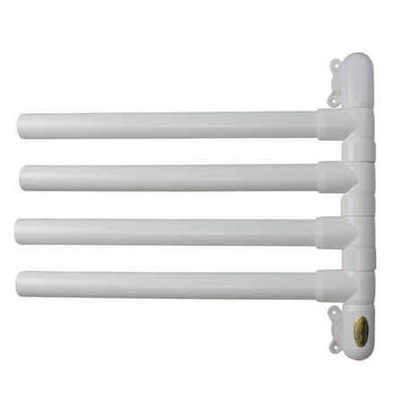 The Original Hanging Towel Rack - 4 Towel Model - White