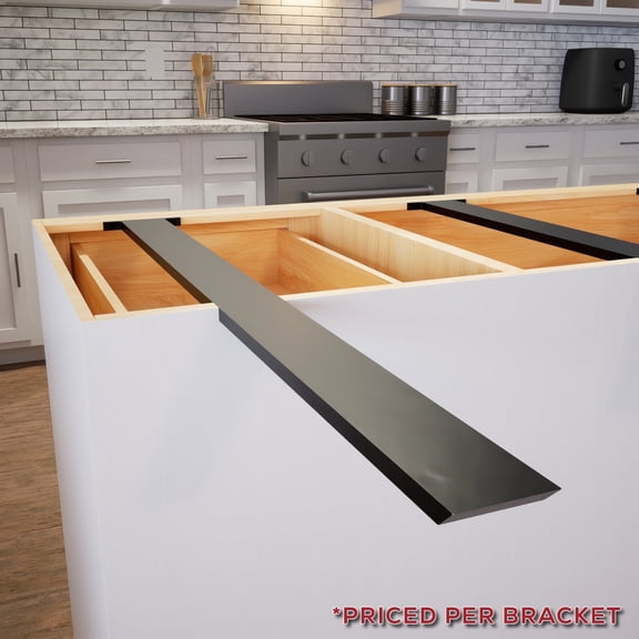 The Original™ Hidden Island Support Bracket (16 inch, Steel)