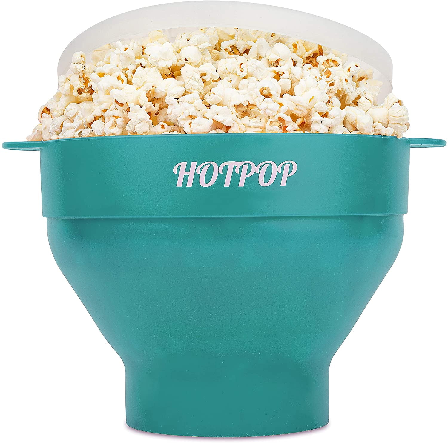1,100 W 64 oz. Sea Green Hot Air Popcorn Machine Hot Air Electric Popp