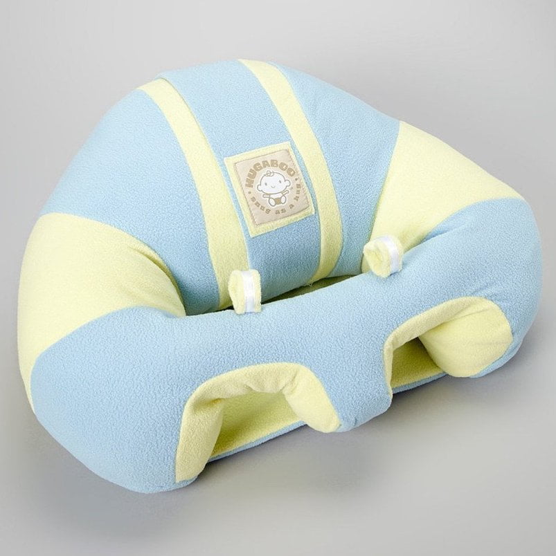 The Original Hugaboo Infant Sitting Chair - Blue n' Yellow Fleece