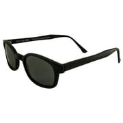 The Original KDs Biker Shades By PCSUN Matte Black Frames with Polarized Grey Lenses