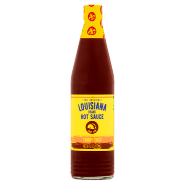 The Original Louisiana Brand Hot Sauce, Tangy Taco, Shelf-Stable, 6 fl oz Bottle