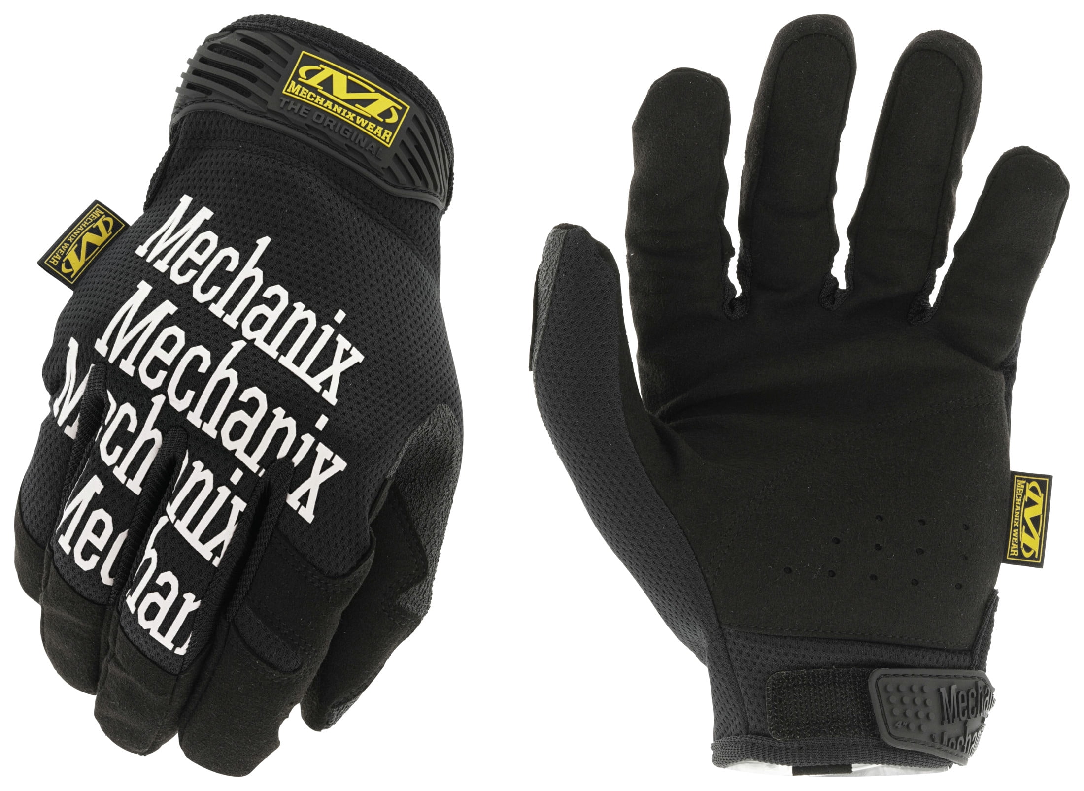 Mechanix Wear The Original® Glove – (Black) Synthetic Leather Touchscreen Capable, Medium