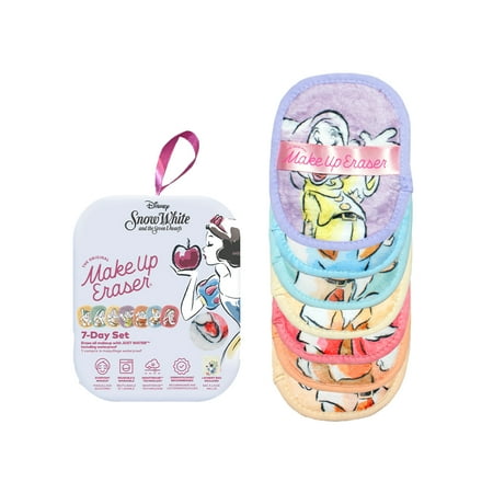 The Original MakeUp Eraser 7 Day Set, Snow White, Removes Liquid, Powder, and Cream Makeup