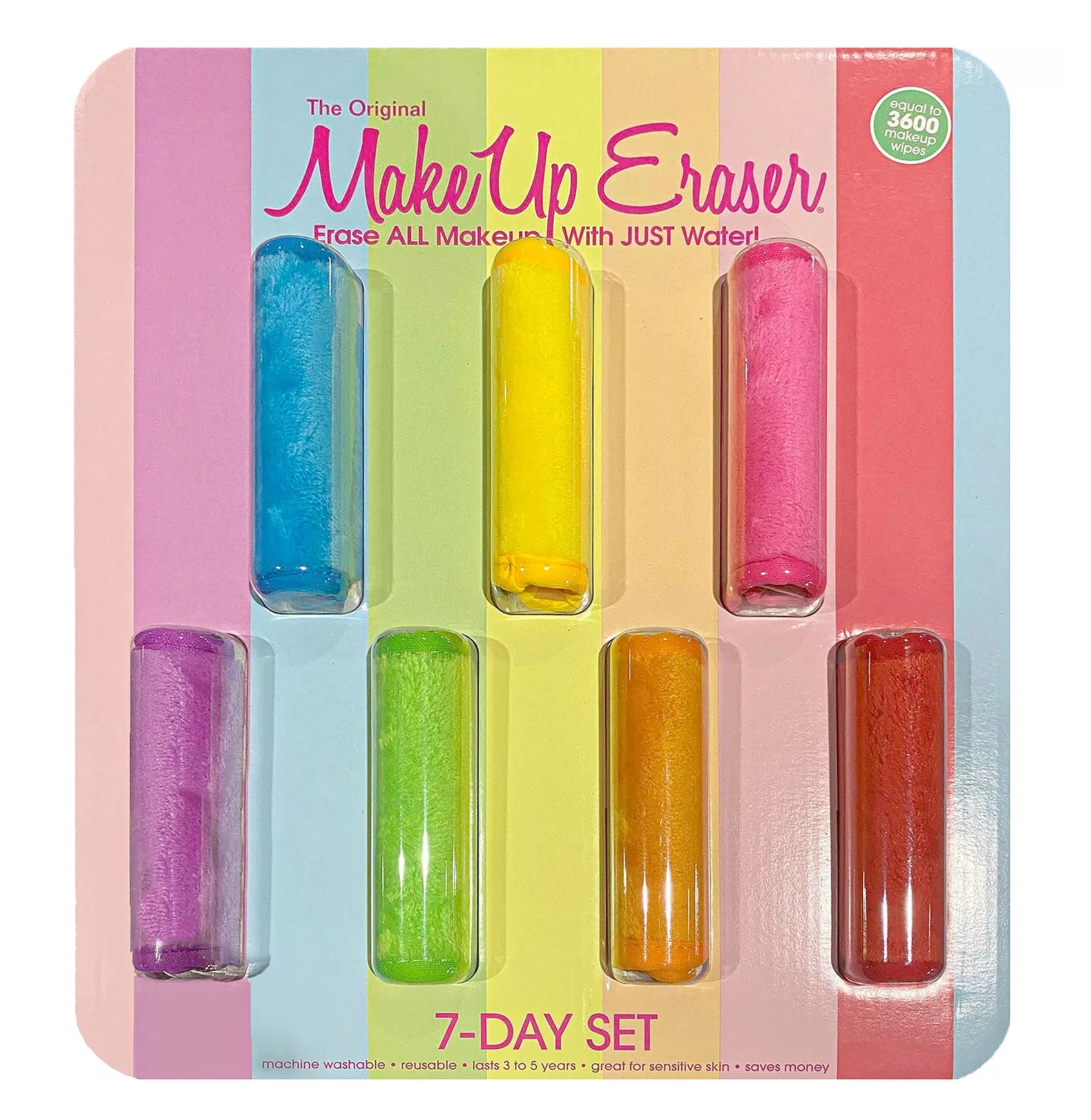 The Original MakeUp Eraser Reusable 7-Day Set - Walmart.com