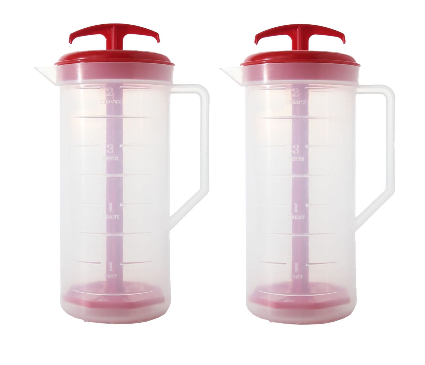 Leading Ware 2.5 Quarts Water Pitcher with Lid, Swirl Unbreakable Plastic  Pitcher, Drink Pitcher, Juice Pitcher with Spout BPA Free
