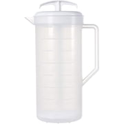 The Original MixStir Mixing Pitcher - 2 QT White Great for Baby formula, protein shakes, salad dressings and much more! Made in the USA