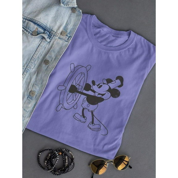 The Original Mouse Cartoon T-shirt Color Women's -SmartPrintsInk Designs