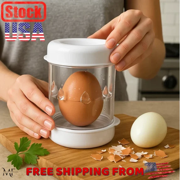 The Original Negg® Egg Peeler – Fast & Easy Hard-Boiled Egg Peeler