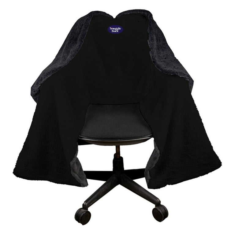 White desk 2025 chair blanket