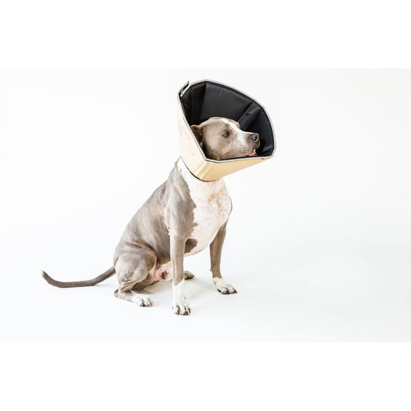 The Original Patented Comfy Cone with Removable Stays, Extra Large Tan
