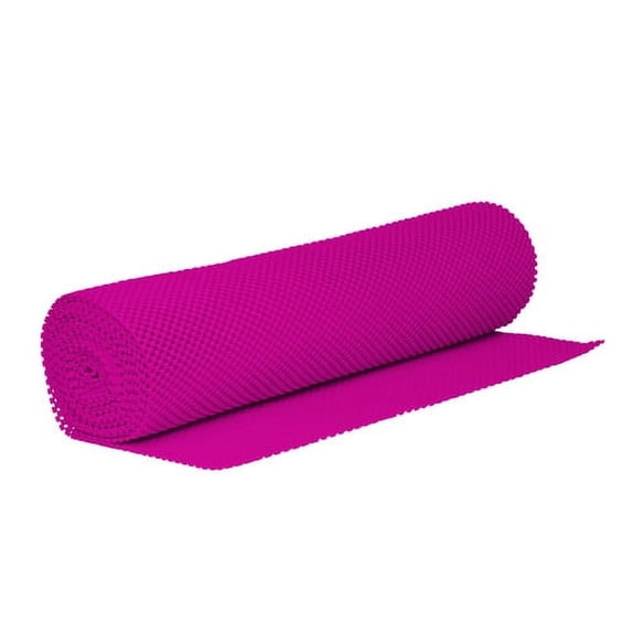 The Original Pink Box PBLINER 18-Inch Wide x 12-Feet Long Drawer Liner, Non-Slip Non-Adhesive Grip, Pink