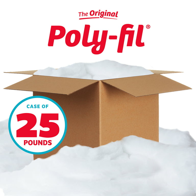 The Original Poly-fil® Premium Polyester Fiber Fill by Fairfield™, 25 Pound  Box