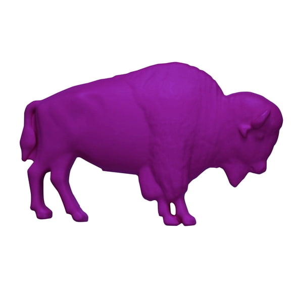 The Original Purple Buffalo Lawn Ornament (Walmart)