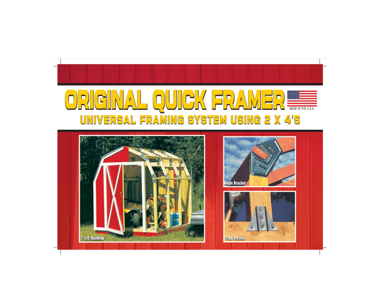 The Original Quick Framer Shed Bracket Kit