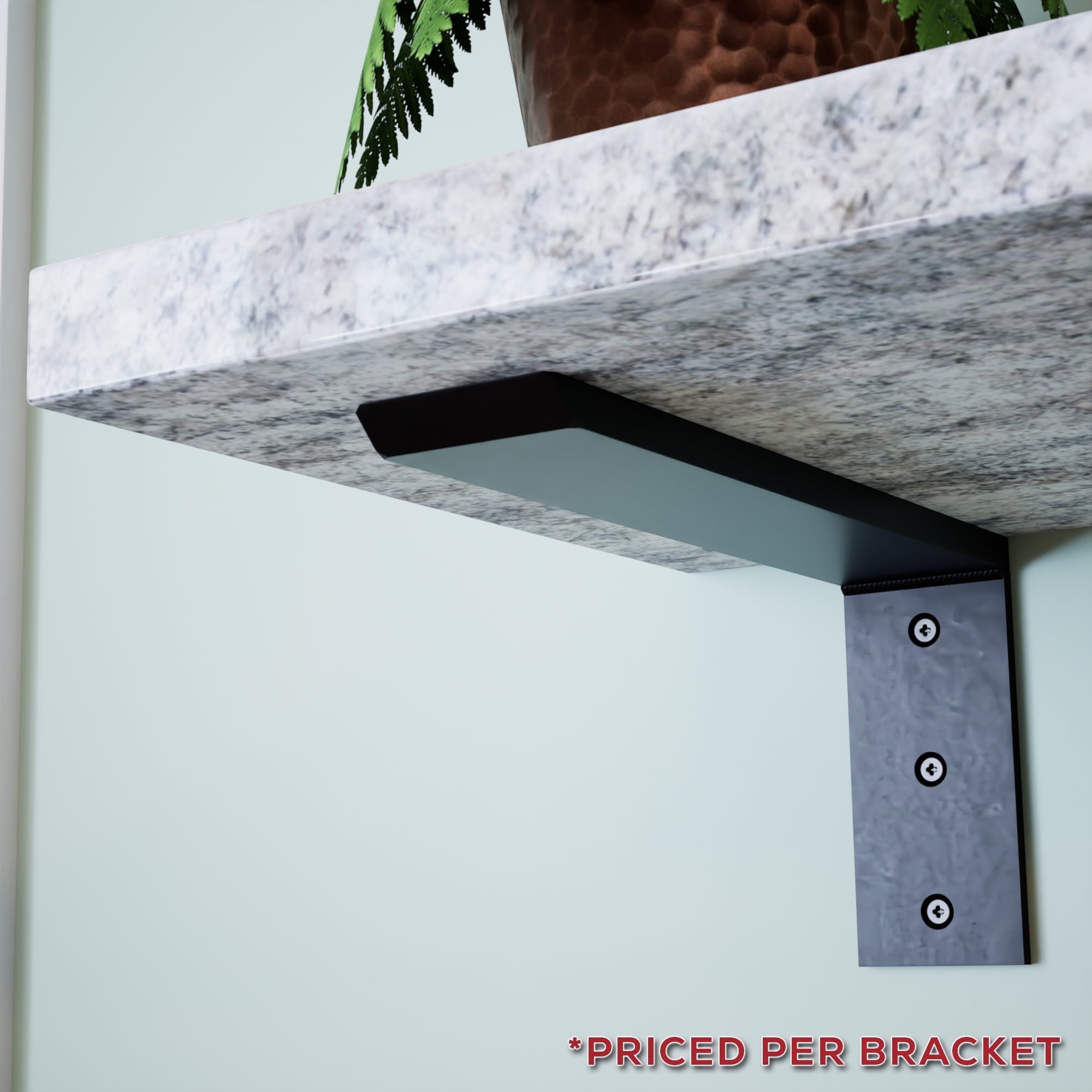 The Original™ Regular Shelf Aluminum Bracket (10x10)