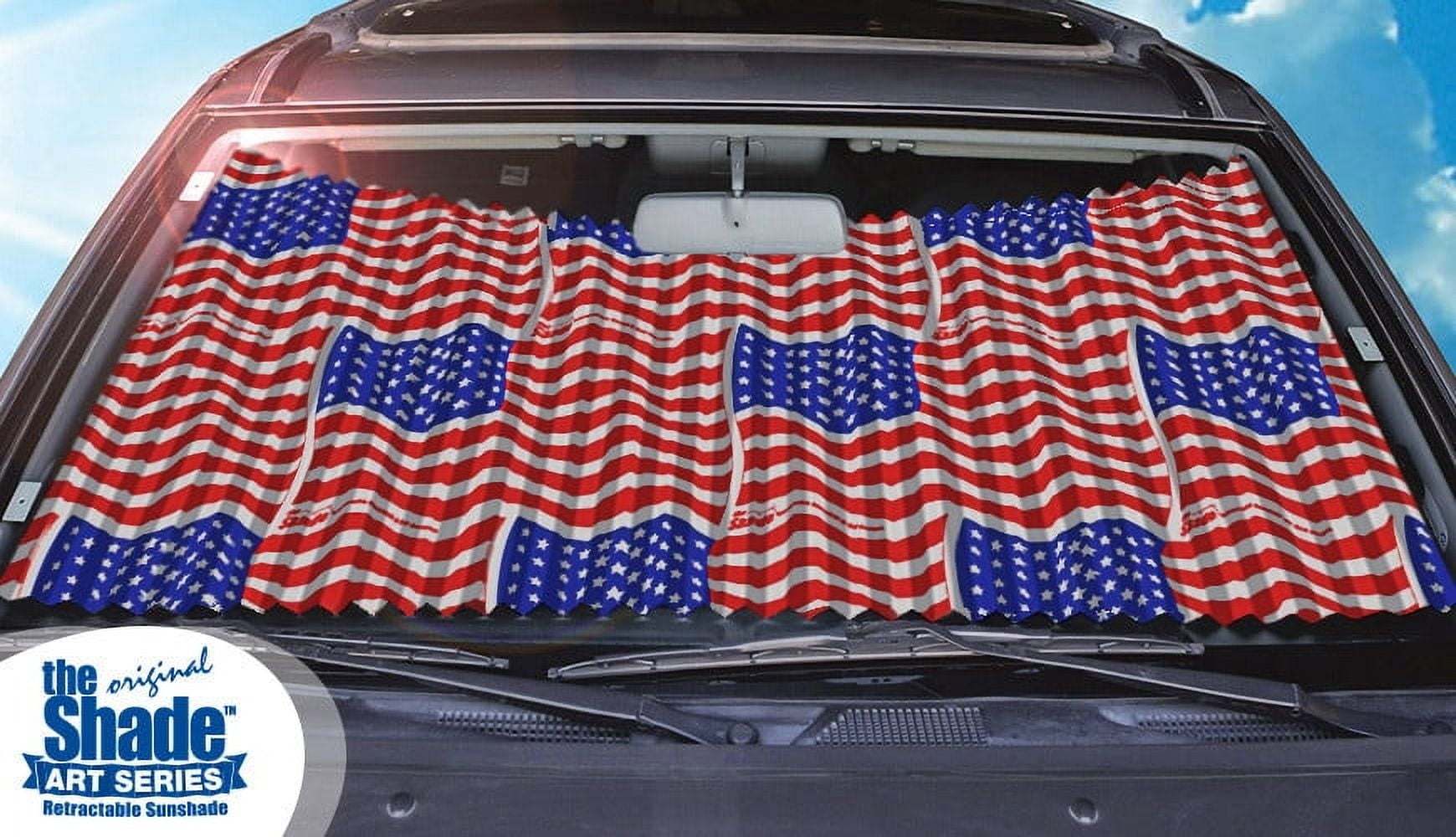 The Original Retractable Shade - US Flag Edition - 15inch