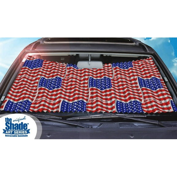 The Original Retractable Shade - US Flag Edition - 27inch