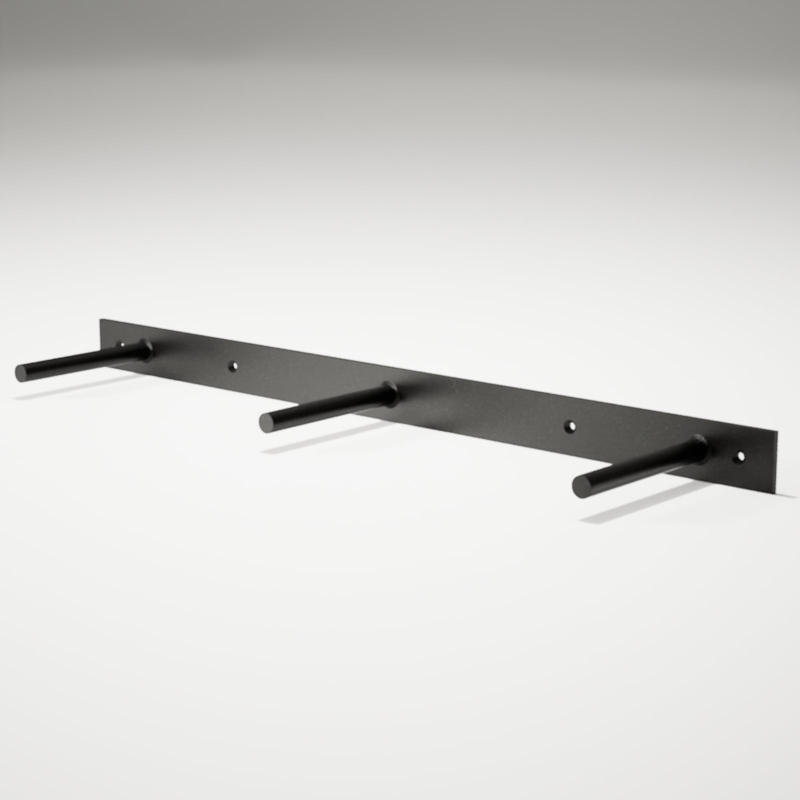 The Original™ Round Free Floating Shelf Brackets (3 peg 6 1/2 inch)