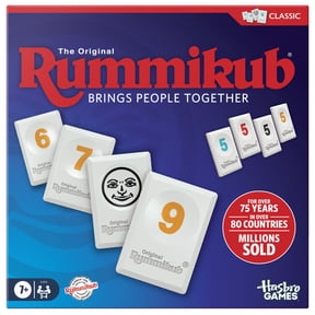 The Original Rummikub Official Rummy Cube Tile Game, 106 Pieces, Family Games, Ages 7+