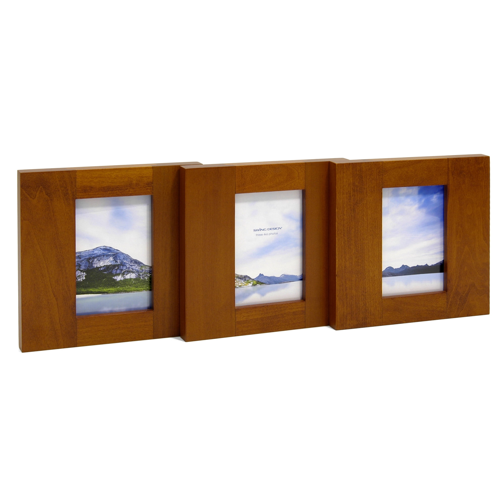 The Original SPECTRUM PIVOT Chestnut Triple 4x6 Frame by Swing Design