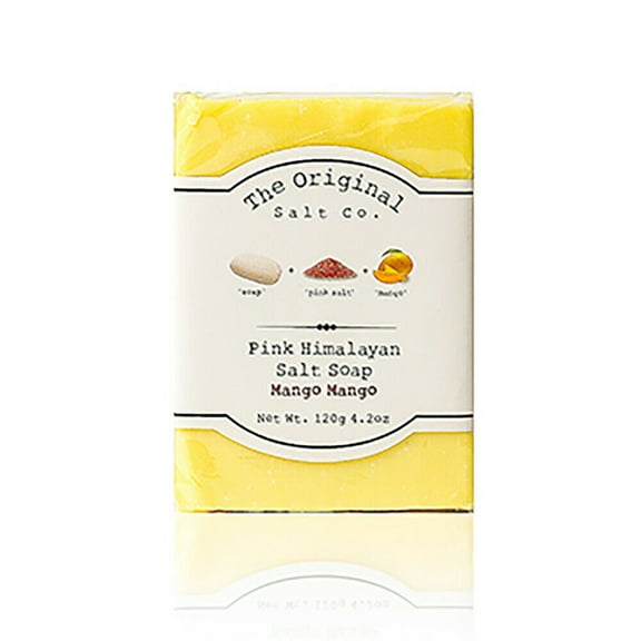 The Original Salt Company Pink Himalayan Salt Soap 4.2 Oz (Mango Mango)