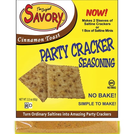 Savory Saltine Seasoning, 2.2 Ounce, Cinnamon Toast, 1 Pack