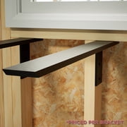 The Original Granite Bracket Side Wall Hidden Countertop Support Bracket, 20 Inch, Right
