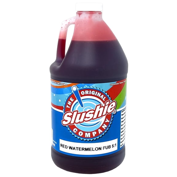 The Original Slushie Company, Red Watermelon Uncarbonated Syrup, 64 Fluid Ounce Bottle