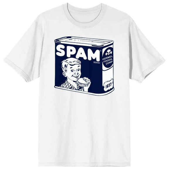 The Original Spam 1937 Spam Can Men's White T-Shirt-3XL