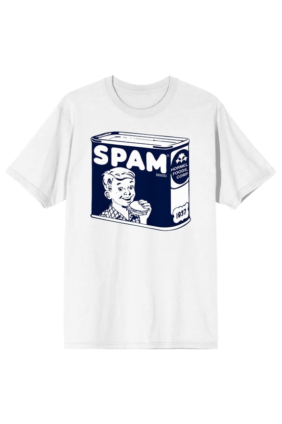 The Original Spam 1937 Spam Can Men's White T-Shirt-Large
