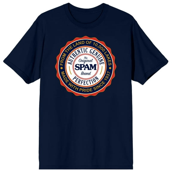 The Original Spam Logo Genuine Perfection Men's Black T-Shirt-XL
