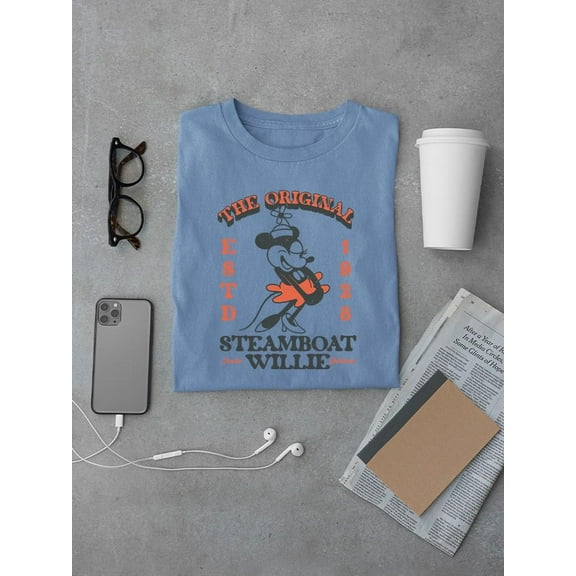 The Original Steamboat Mouse T-shirt Color Men's -SmartPrintsInk Designs