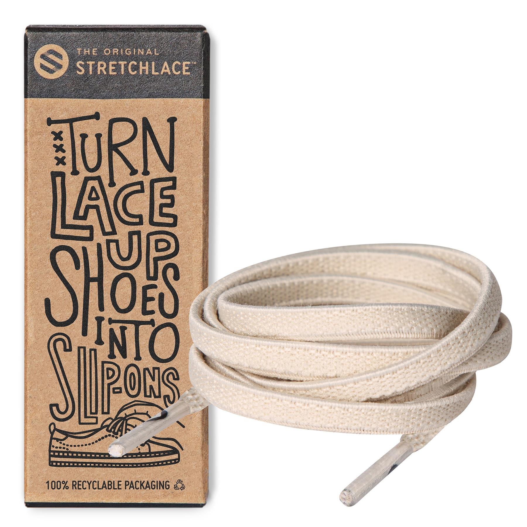 The Original Stretchlace Elastic Shoe Laces Flat Stretch