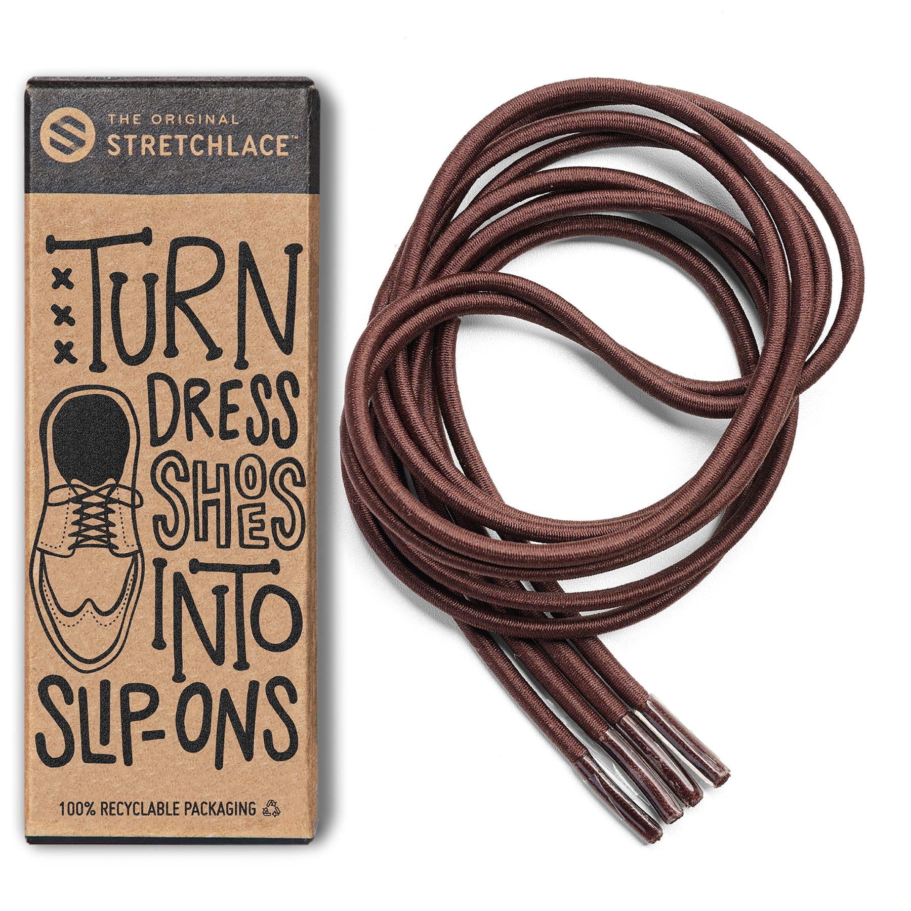 The Original Stretchlace, Round Dress Shoe Laces