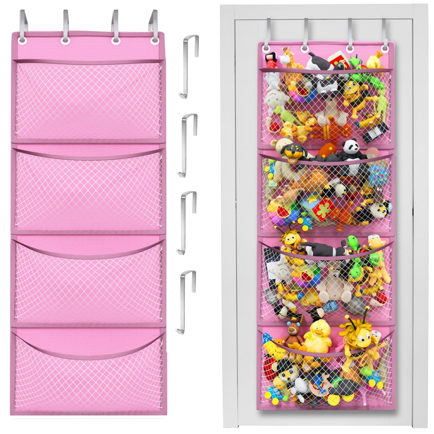  Hanging Over Door Toy Storage Organizer (24 Pockets