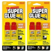 The Original Super Glue 0.10oz Containers, 4 Pack