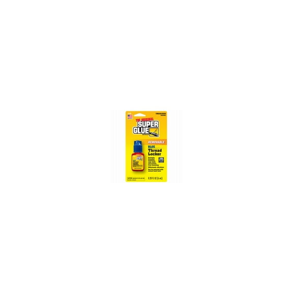 The Original Super Glue 11710103 Removable Thread Locker, Blue, 6-ml - Quantity 12